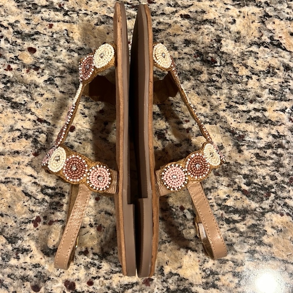 Bed|Stu Bead & Rhinestone Sandals - Picture 8 of 10